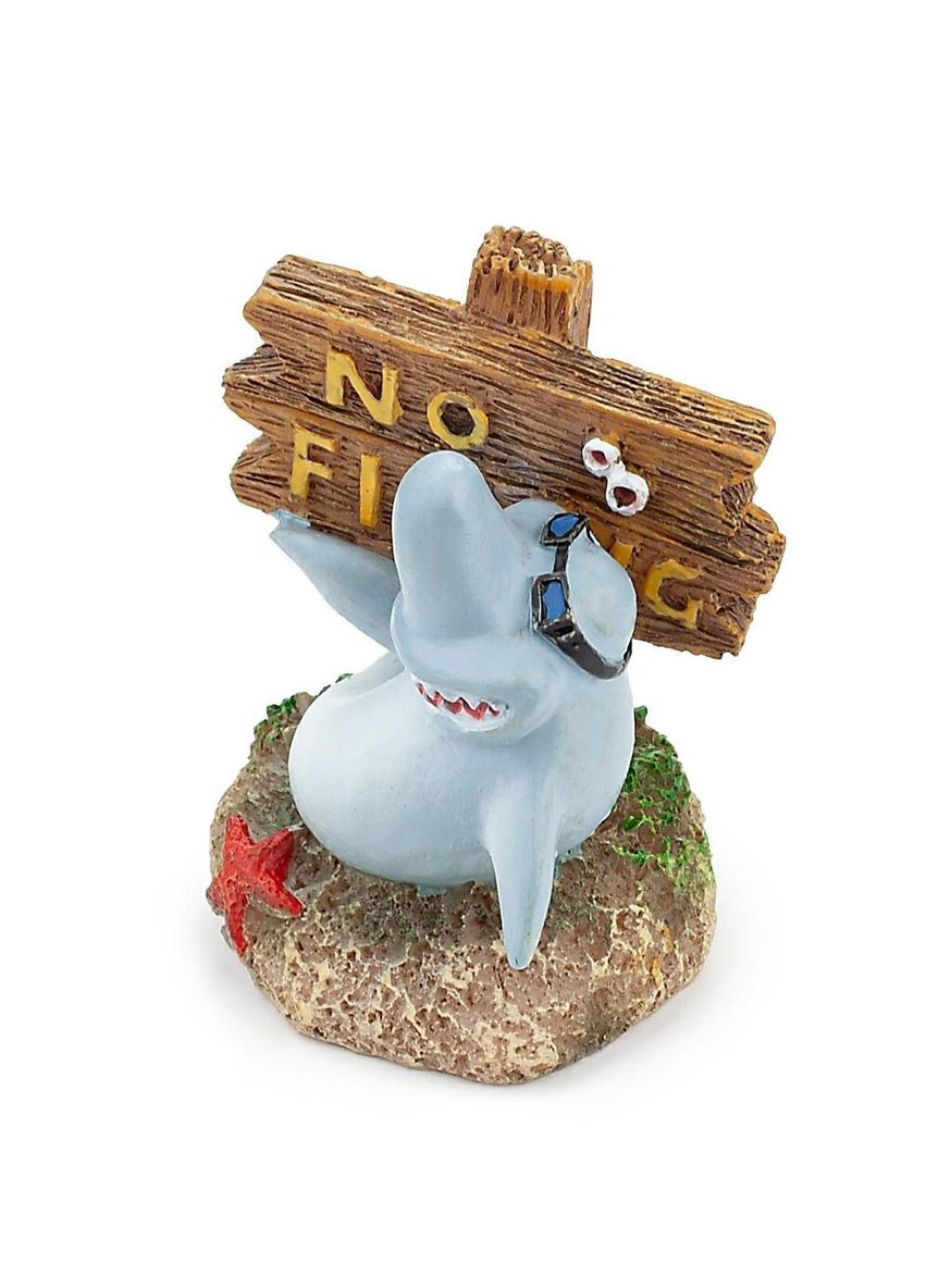 Акваріумний декор - Акула, 5х5х6,5 см Happet (360245720)