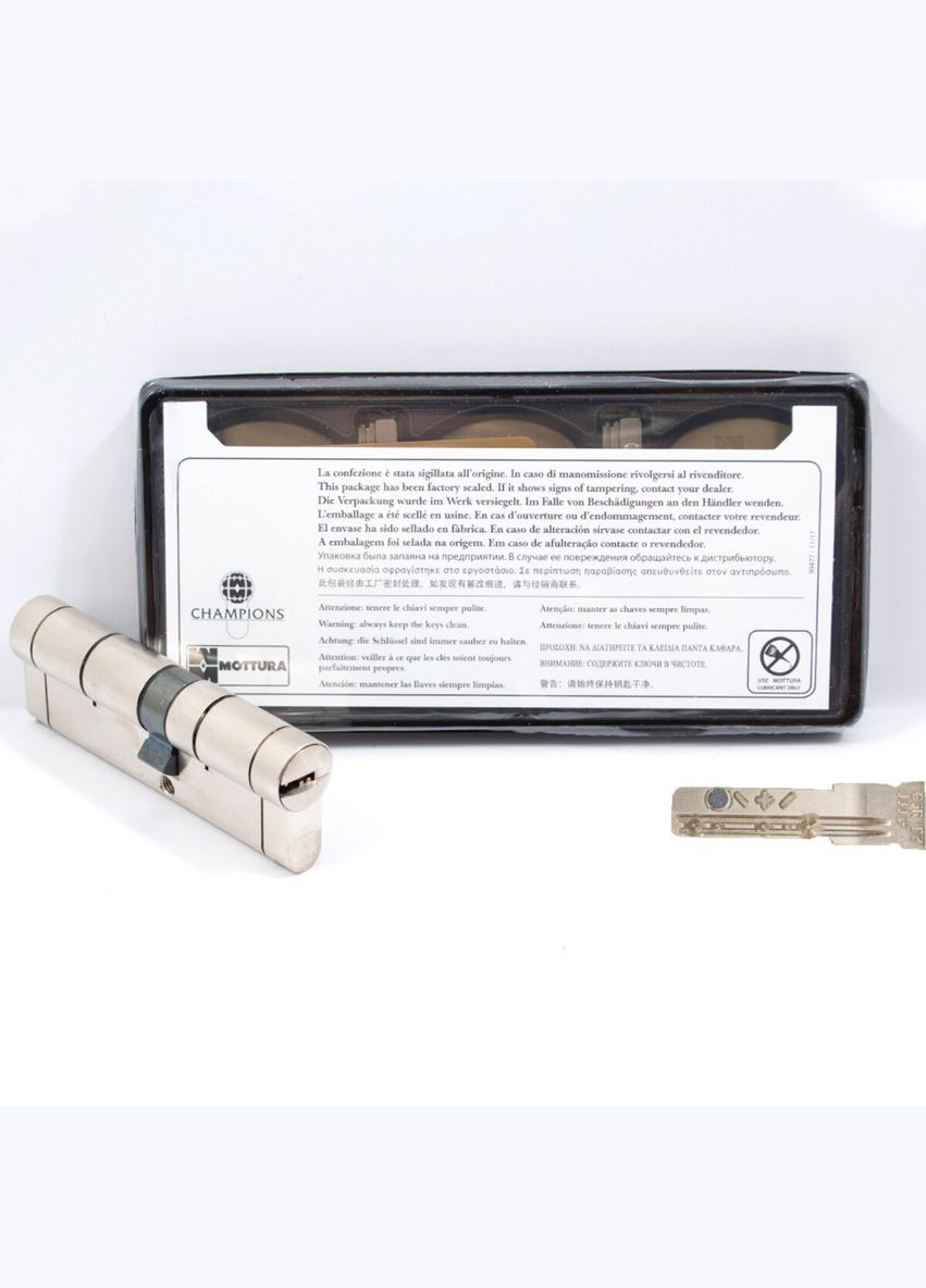 Art. C39D415101 Циліндр 41*51 кл мат нікель 5кл Mottura (322647952)