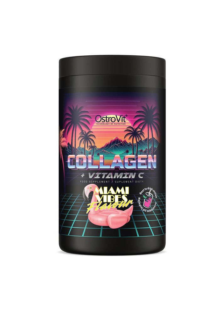 Колаген + Вітамін С Collagen + Vitamin C 400g (Miami Vibes) Ostrovit (278763120)