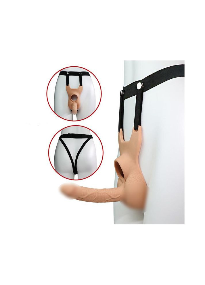 Насадка на член анальний лаг із поясом Realistic Penis Anal Dildos China (317747610)