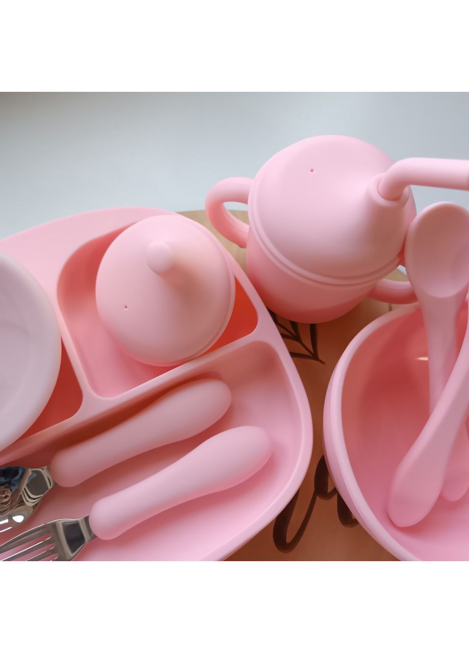 Набор посуды для малыша кварц 10 шт Посуда для самостоятельного кормления малыша (0201) No Brand (368999908)