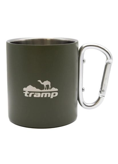 Чашка туристическая 350 мл с карабином Olive (UTRC-122-olive) Tramp 350 мл з карабіном Olive (369879529)