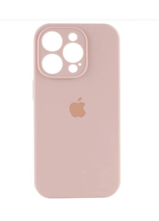 Чехол на айфон для iPhone 13 PRO MAX Full camera силиконовая защита камеры Pink sand Silicone Case (366890072)