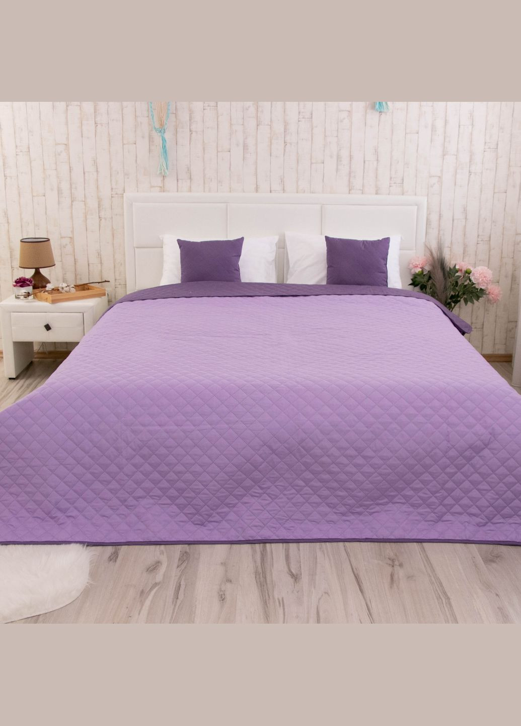 Покривало 150х212 "Violet" ромб Руно 360.52У_Violet ромб (301026646)