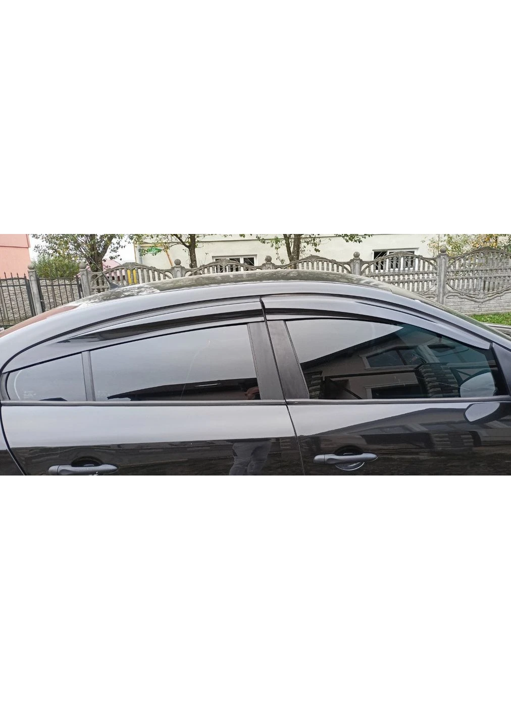 Вітровики (4 шт., Sport) для Renault Fluence 2009-2016 рр Sunplex (390718430)