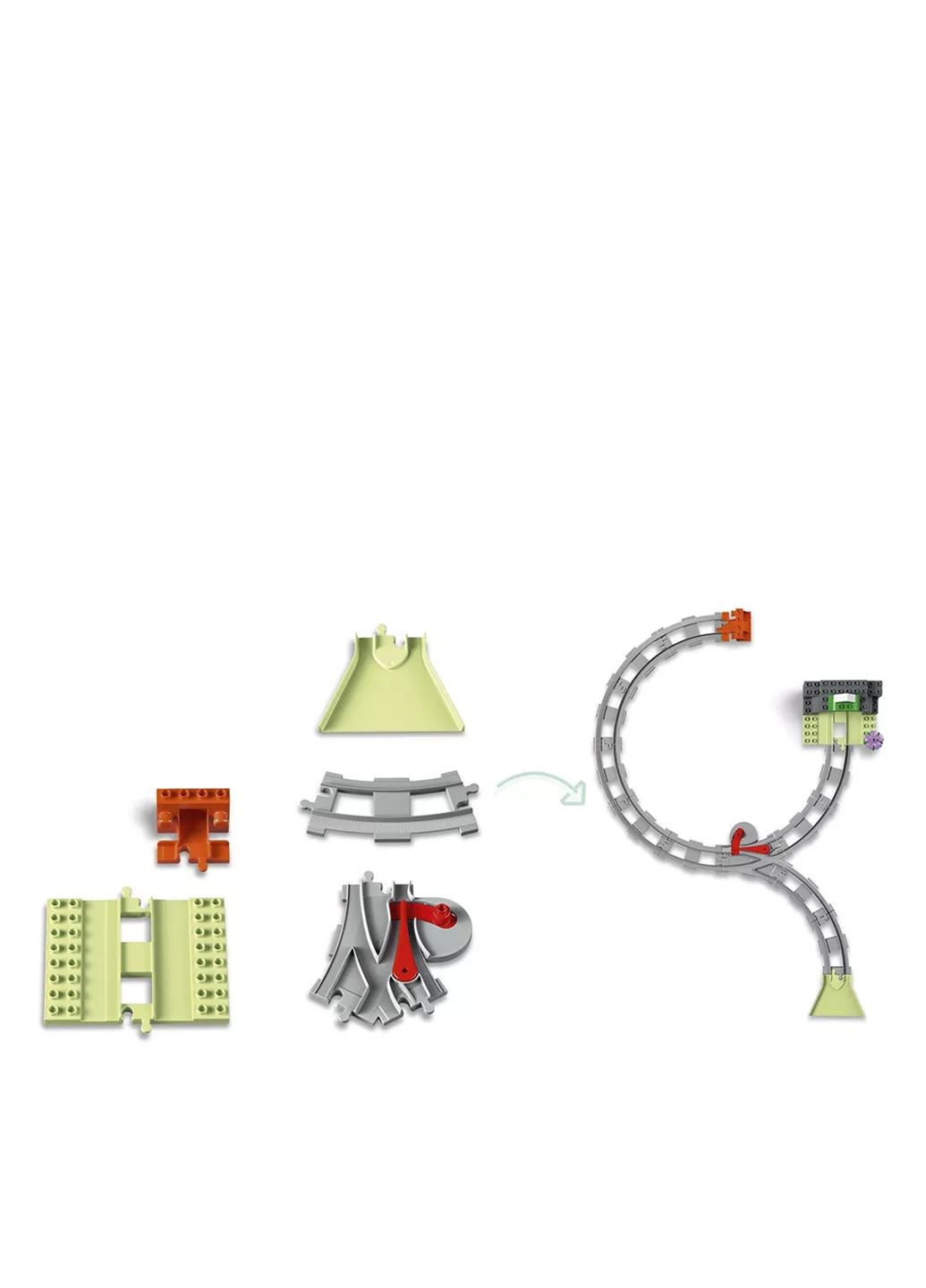 Конструктор Duplo Дополнительный набор Железнодорожный тоннель цвет разноцветный CB-00271837 Lego (319045657)