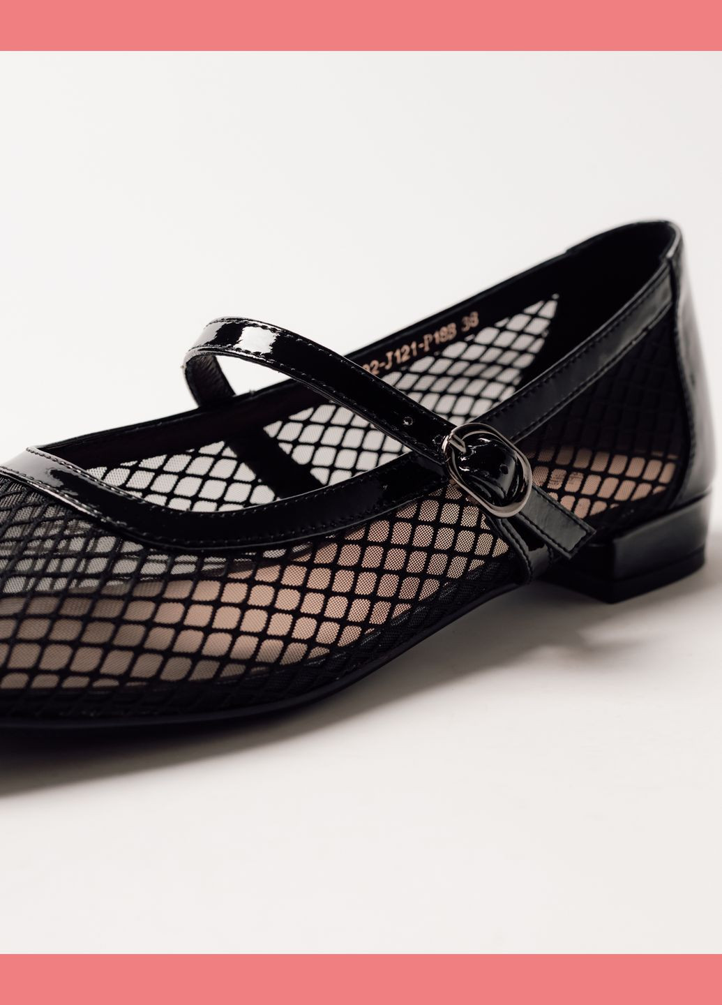 Жіночі балетки із сіткою чорна шкіра текстиль Fabio Monelli | чорні текстиль (327125579)