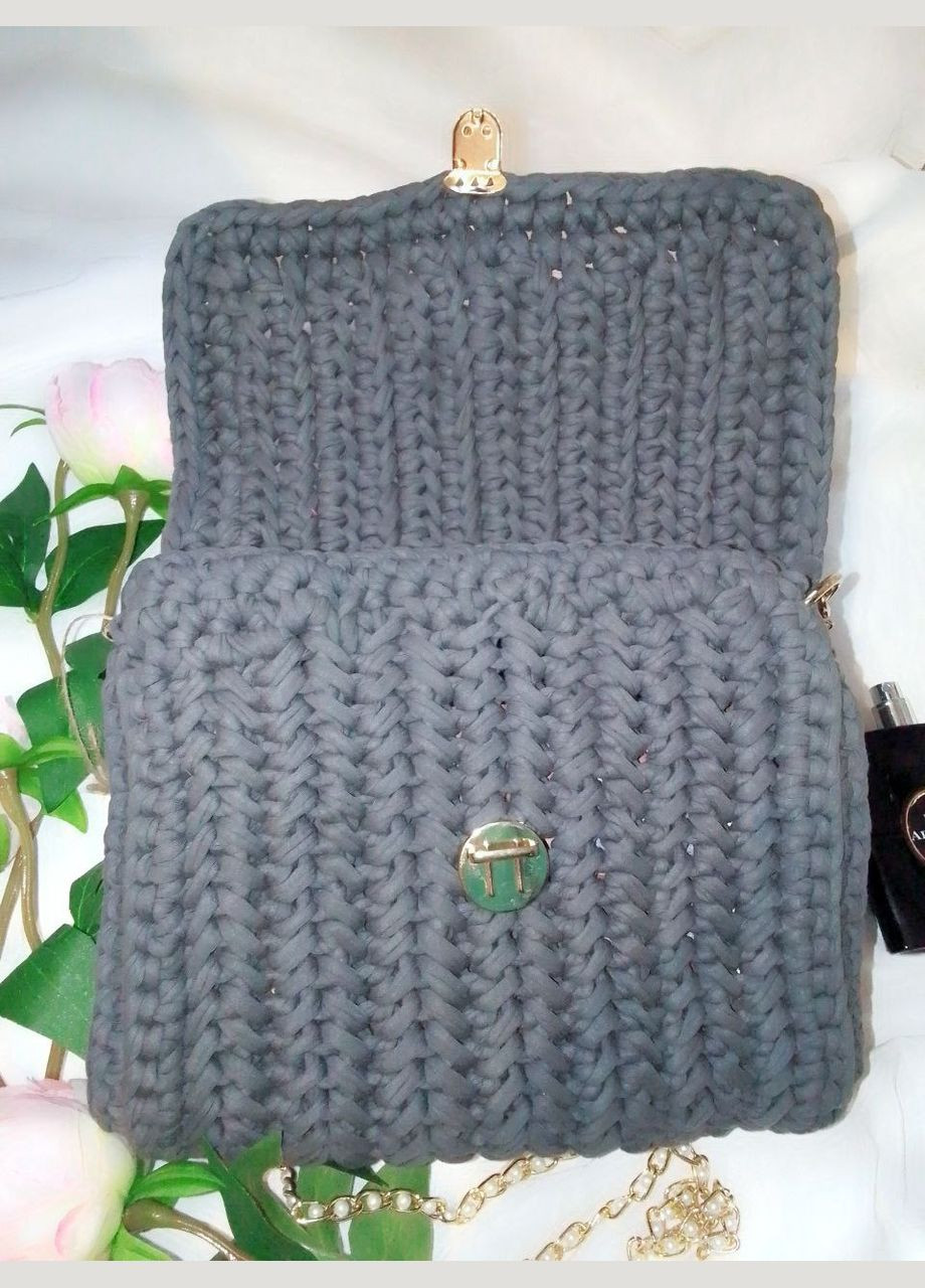 Вязаная сумка из трикотажной пряжи No Brand (324413300)