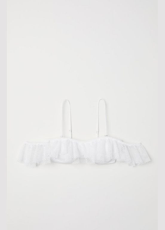 Верхня частина купальника 0600372002 38 (75B) Біла H&M (340234668)