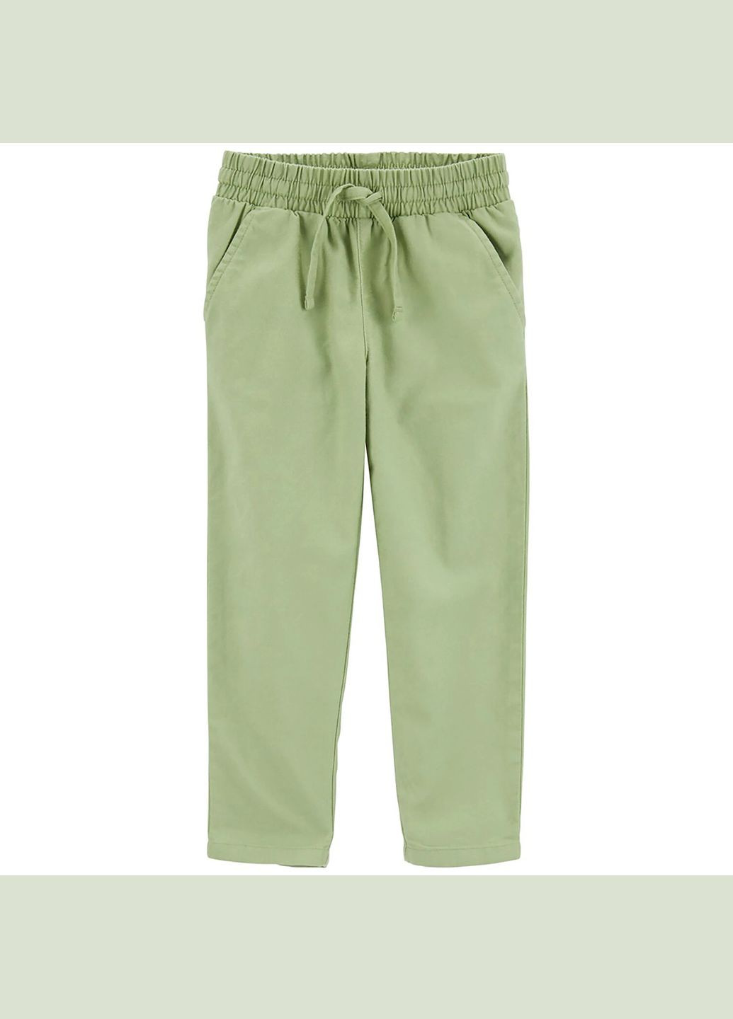 Зеленые демисезонные брюки Carter's