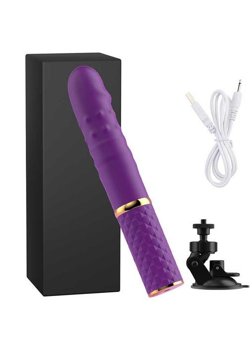 Мини секс-машина с поступательными движениями 10 режимов Фиолетовый No Brand (369609584)