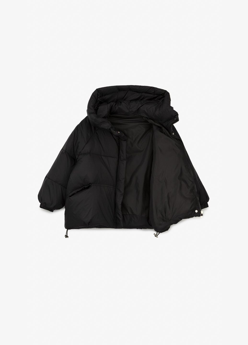 Чорна зимня куртка для дівчинки 8111 116 см shop (2000999150241) Dinomin