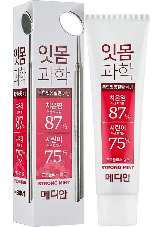Зубна паста "Сильна м'ята" Gum Science Toothpaste Strong Mint 120g (1000258-40792) Median (379857717)
