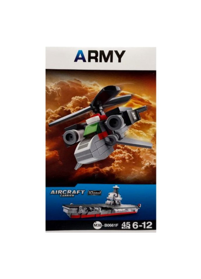 Дитячий конструктор "Aircraft carrier" M38-B0661-6, 45 деталей No Brand (365638866)