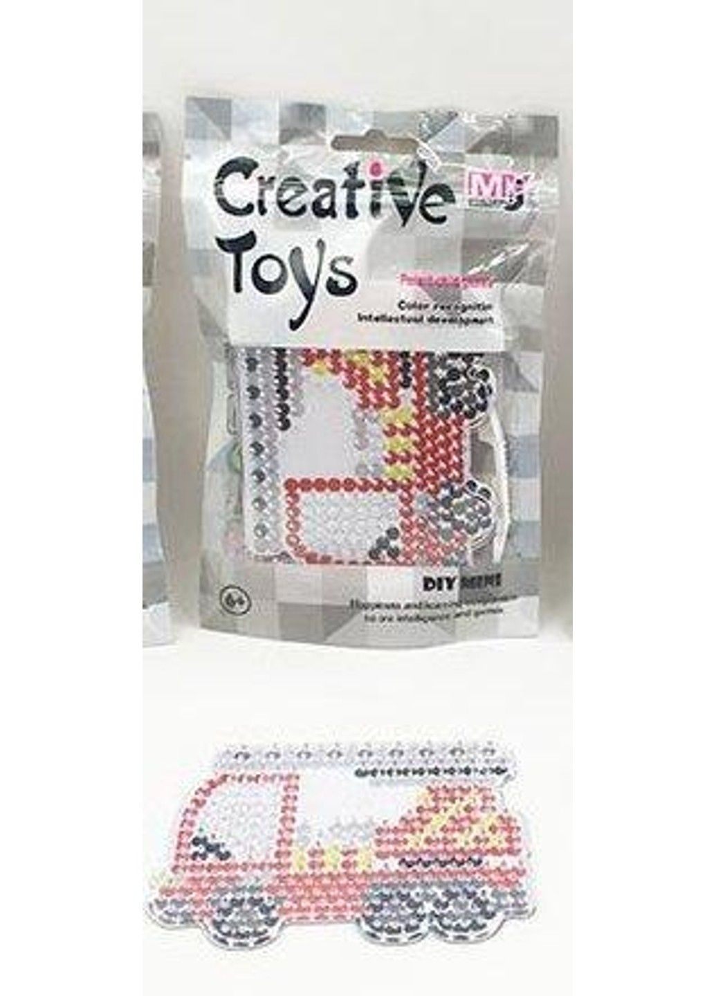 Набір для творчості Термомозаїка Creative Toys Пожежна машина кольорові намистини пінцет термопапір 12,5x19x2 см No Brand (334342485)