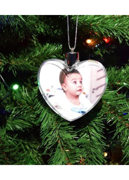 Елочная игрушка с фотовставкой 2шт Livarno home (354828842)