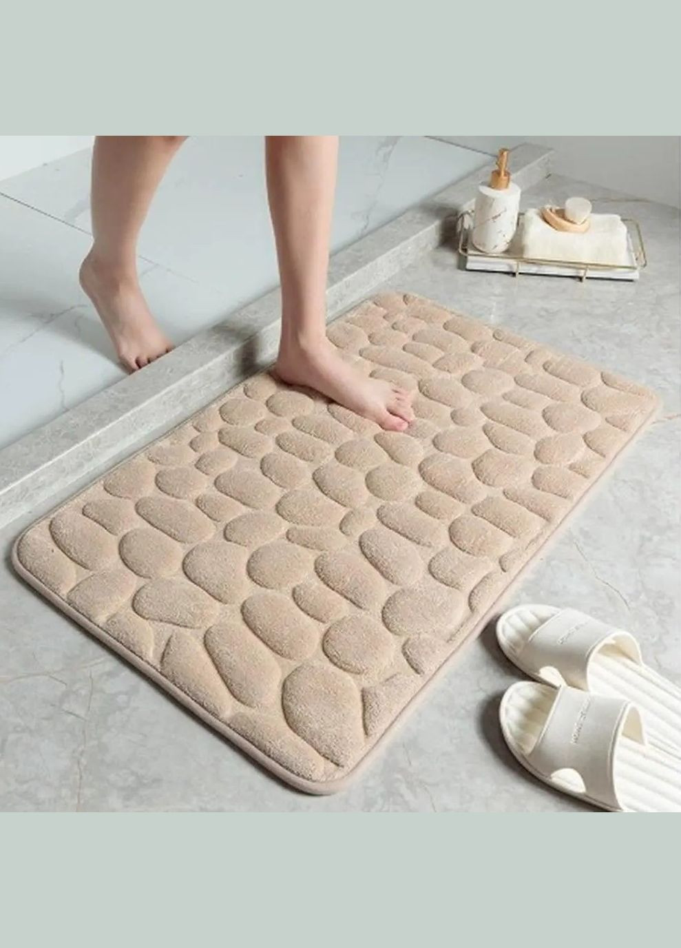 Набор ковриков в ванную и туалет No Brand 𝐒𝐭𝐨𝐧𝐞 𝐏𝐑𝐄𝐌𝐈𝐔𝐌 (279390456)