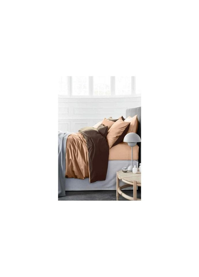 Постільна білизна Сатин Premium Cappuccino 0165+0211 175х210 (2200000688453) Mirson (280434913)