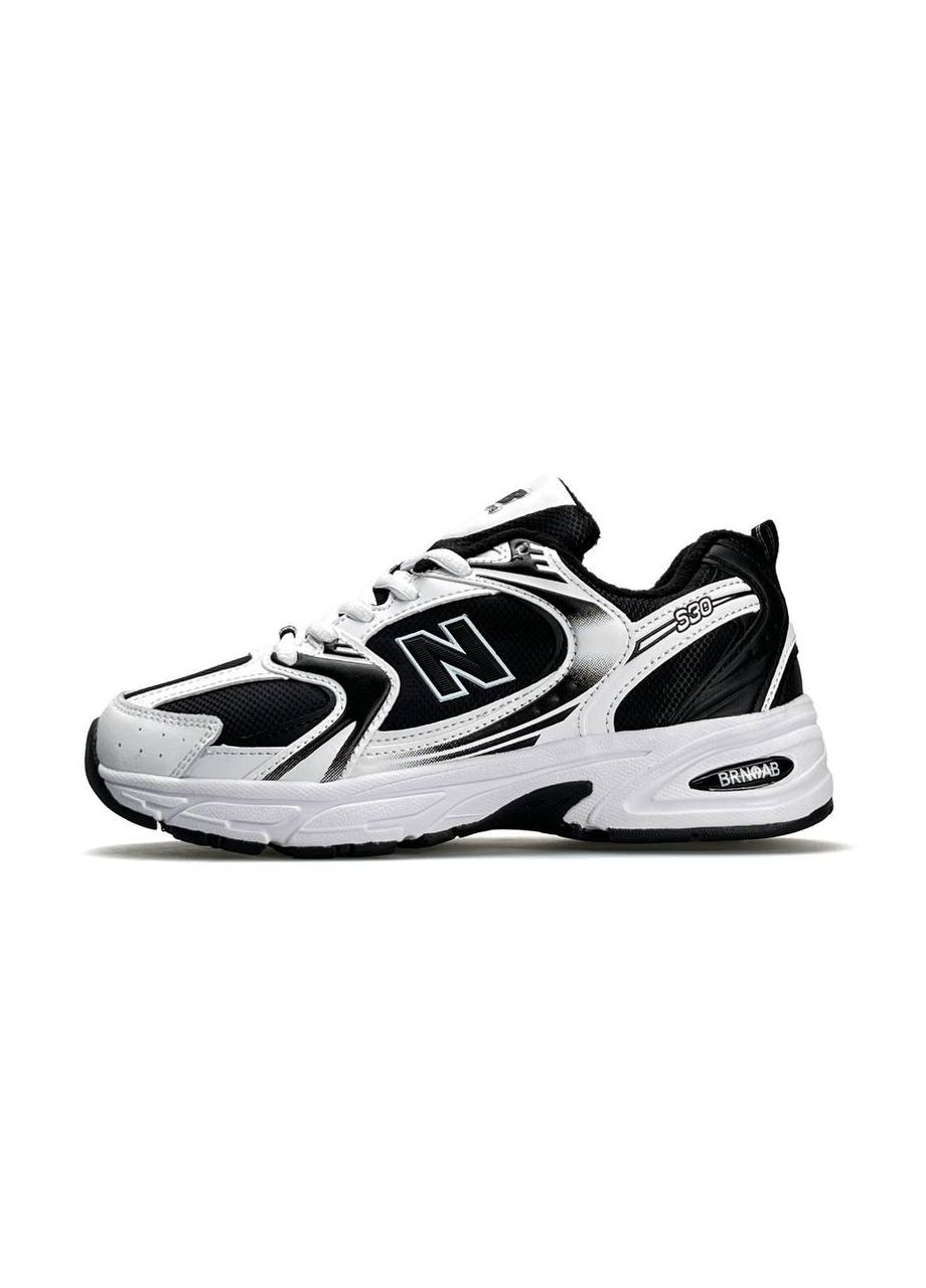 Кроссовки женские New Balance Black White No Brand 530 чёрные демисезоны (306711968)
