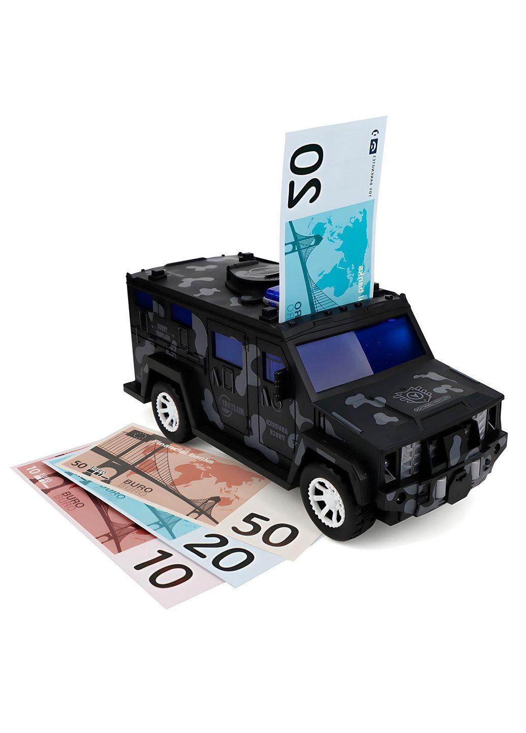 Дитяча скарбничка-сейф у вигляді поліцейської машини CASH TRUCK FP (368576282)
