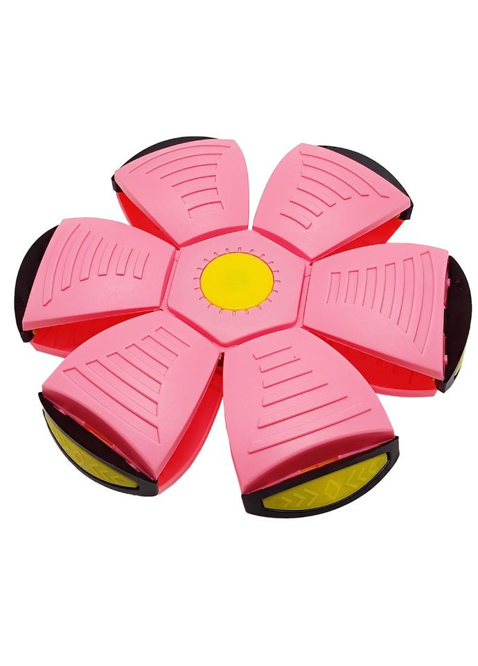 Летючий трансформерний м'яч 1002-3(Pink) світиться Bambi (343276252)