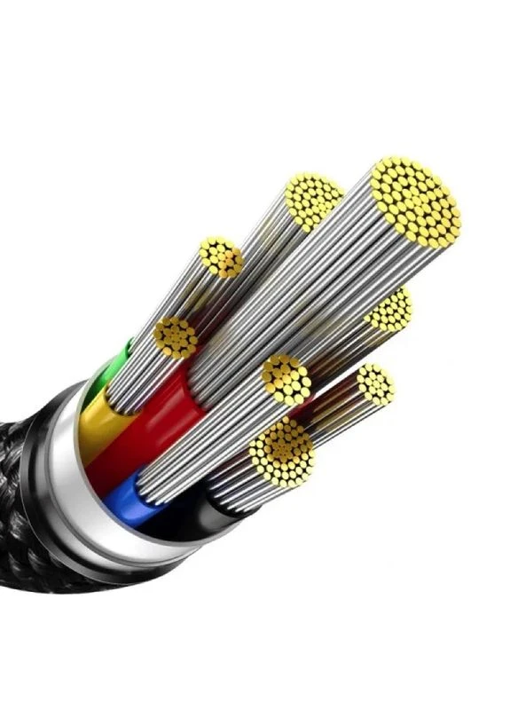 Кабель Tungsten Gold Fast Charging Data Cable Type-C to Type-C 240W 1m Black Baseus (401306900)