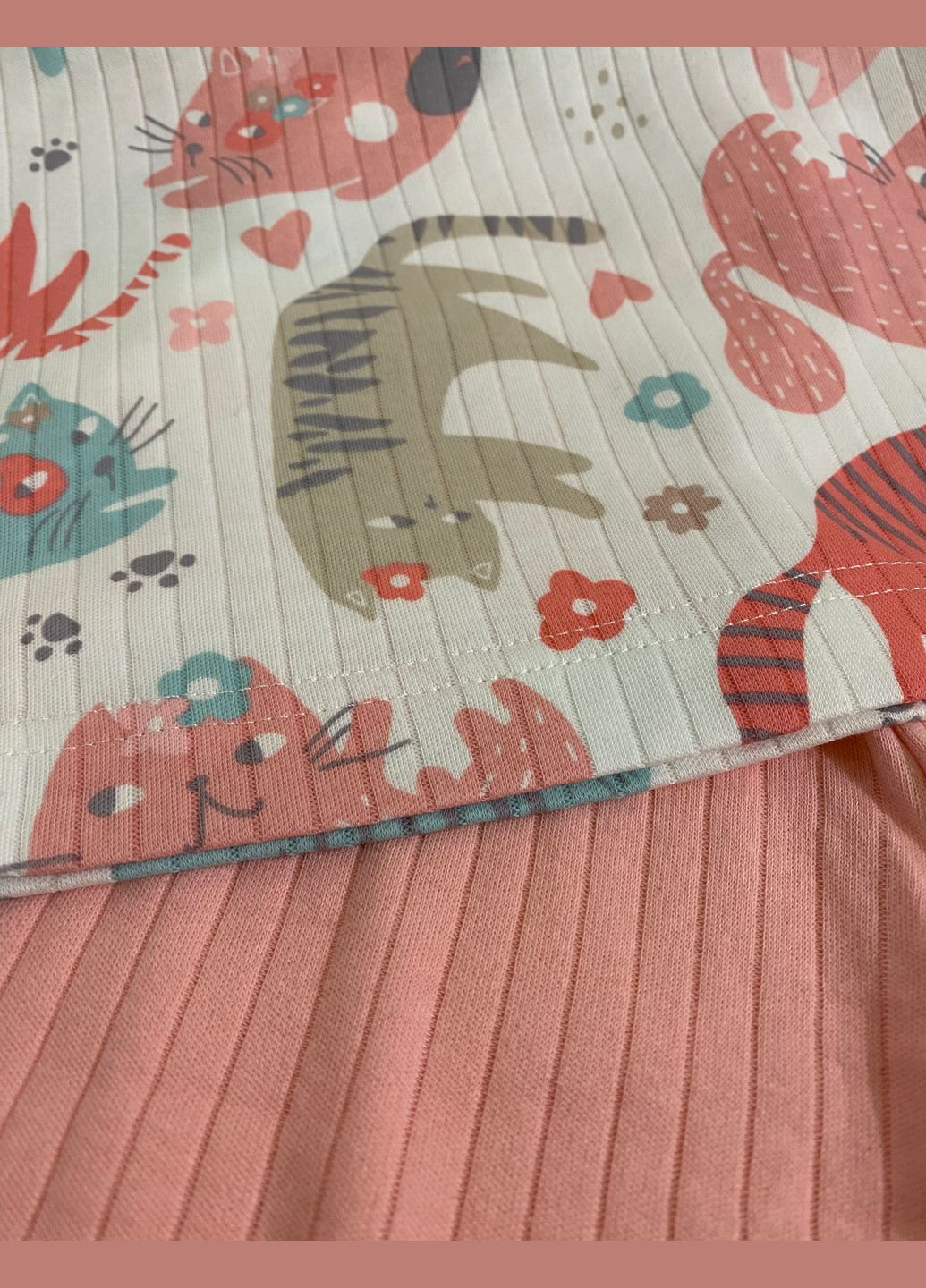 Комбінована всесезон піжама для дівчинки україна футболка + штани NEWGEN