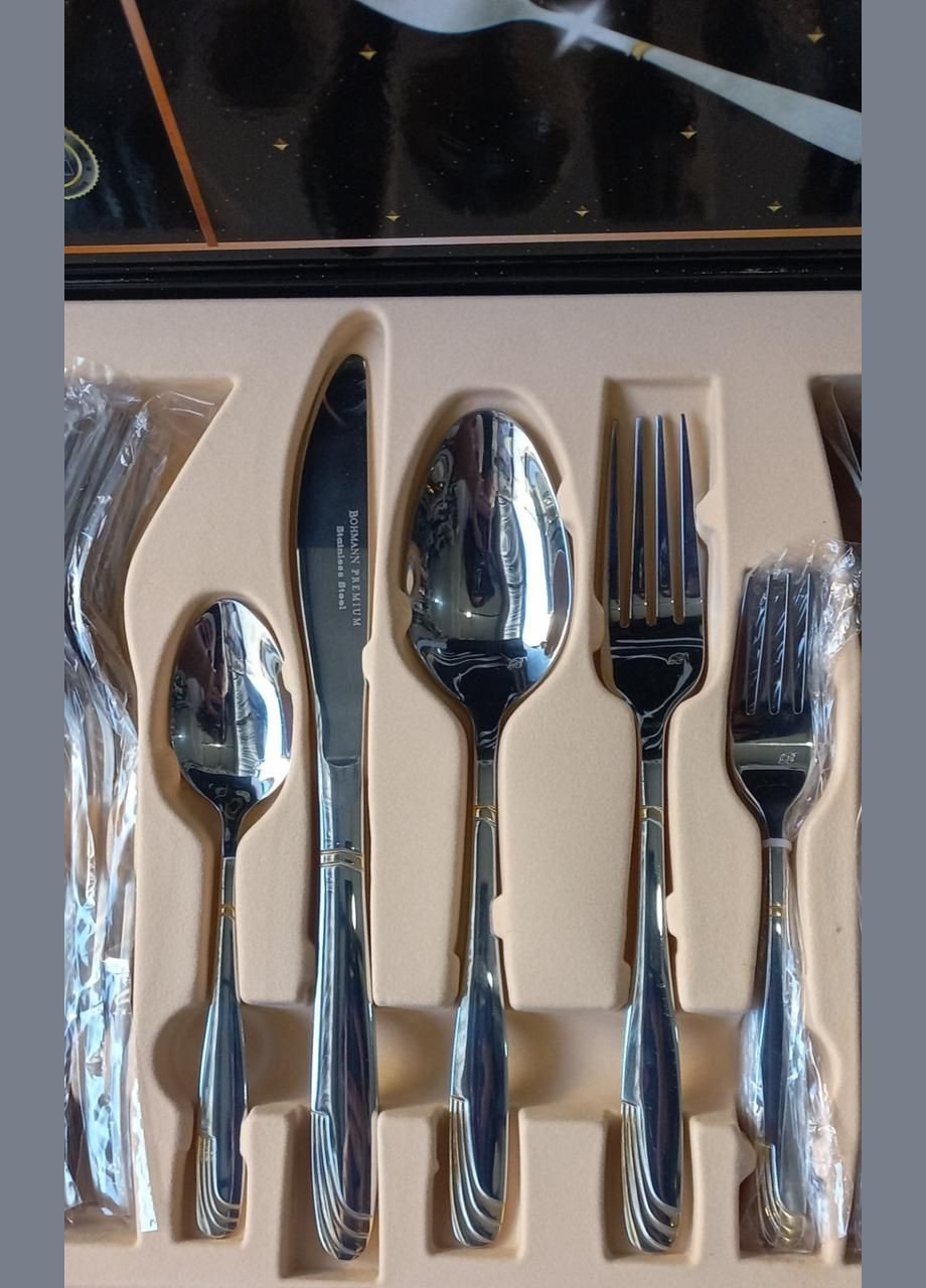 Набір столових приладів BP-A30-GM Premium 30 пр Bohmann (303218007)