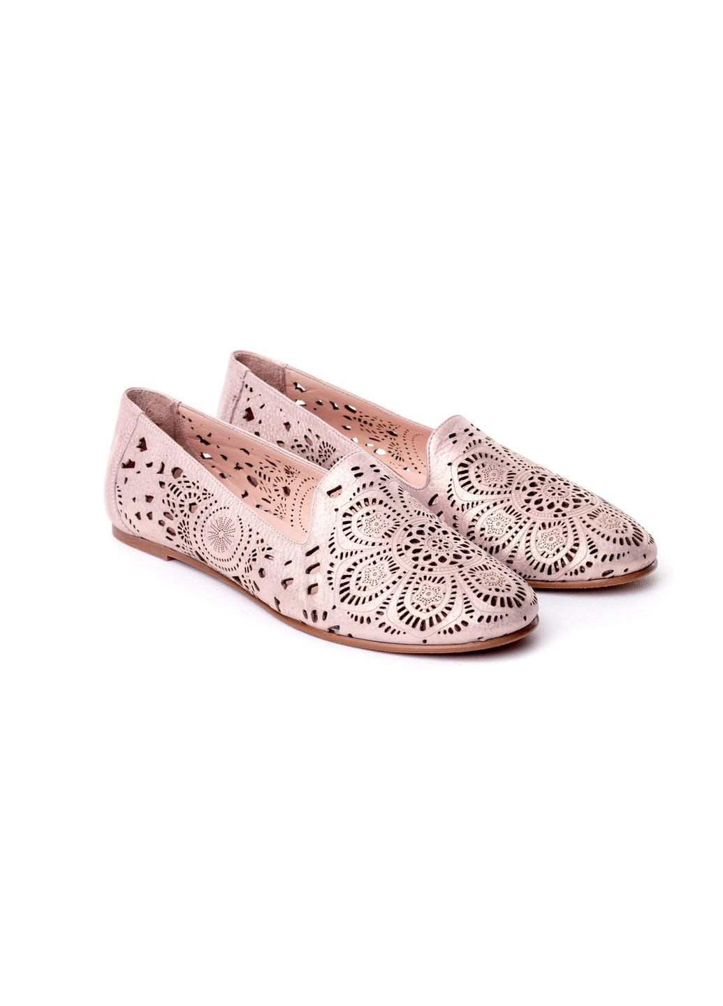 Жіночі балетки 6477-13255 світло Etor | рожеві (315763731)