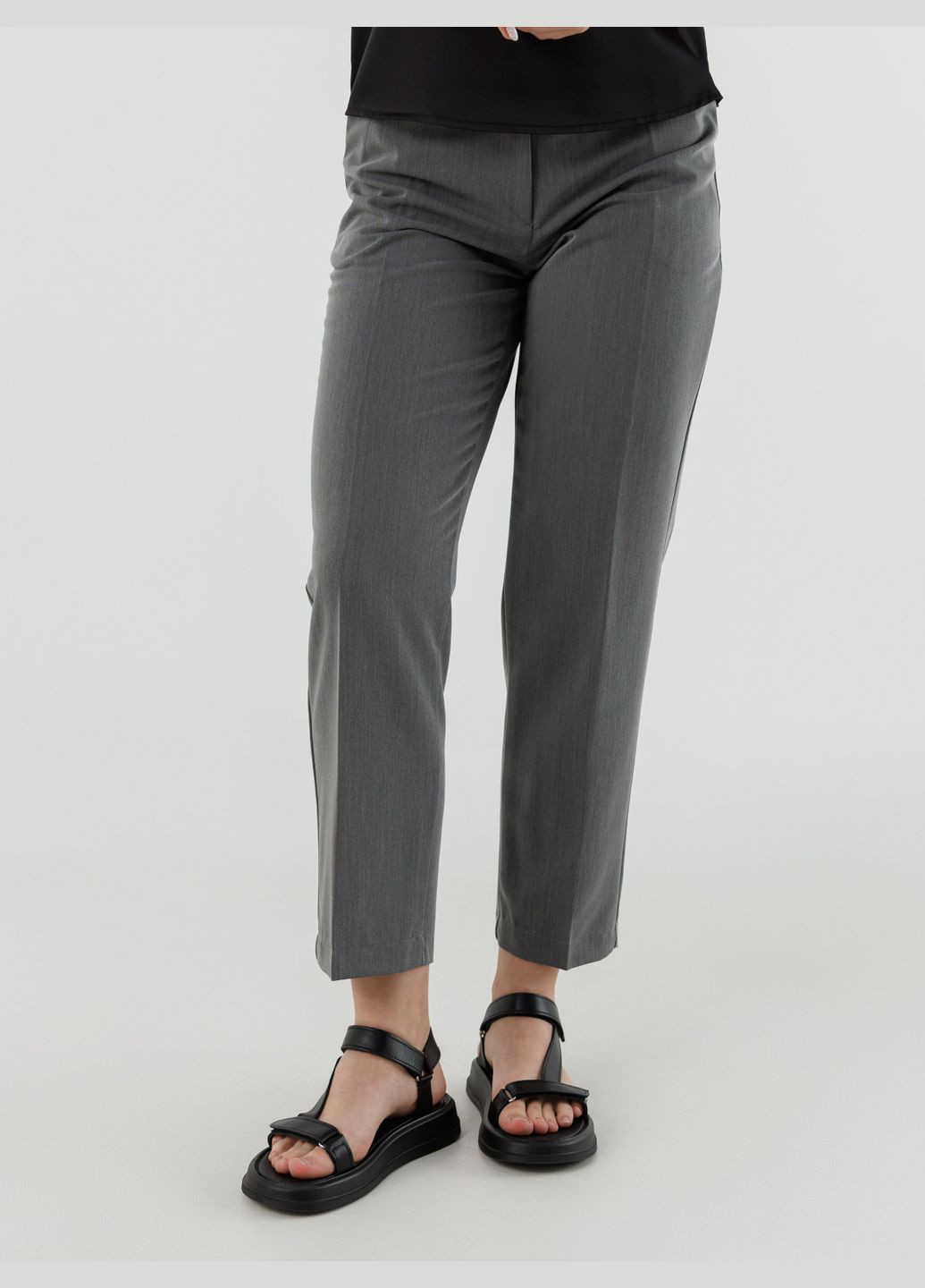 Штаны зауженные женские 2413 Серый (2000990504494D) shop (2000990504494) No Brand Завужені (362895505)