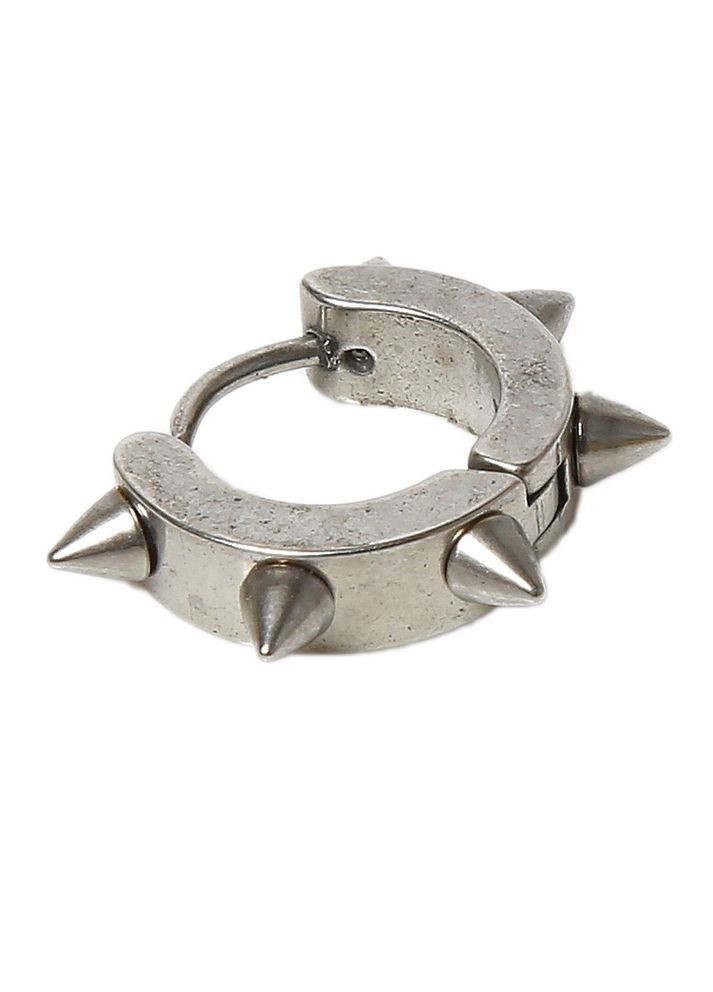 Сережки із шипами із сталі шипи круглі чоловічі 1шт No Brand (339104023)