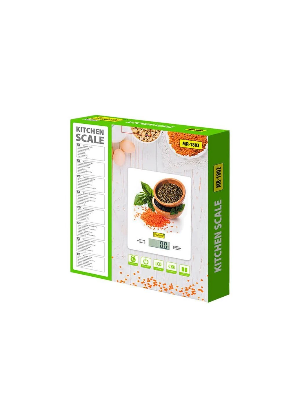 Весы кухонные электронные MR-1803 Maestro (386737657)