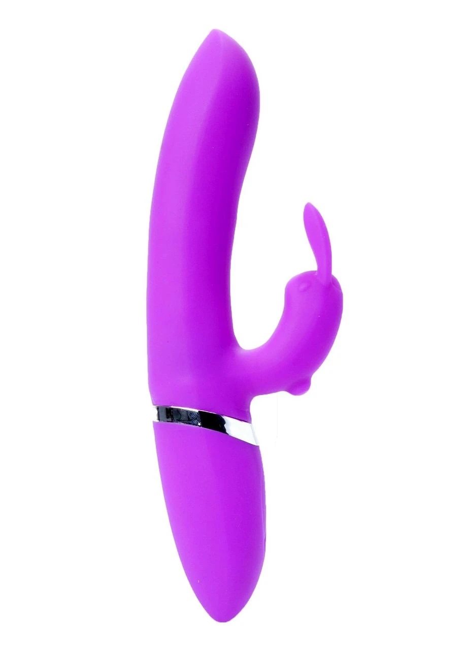 Вибратор-кролик CLARA Purple 12 функций вибрации и 6 пульсаций USB Boss Series (383107147)