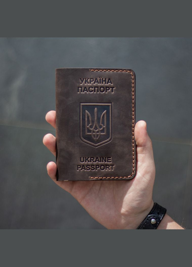 Обкладинка на паспорт, коричневий колір SD Leather (285720162)