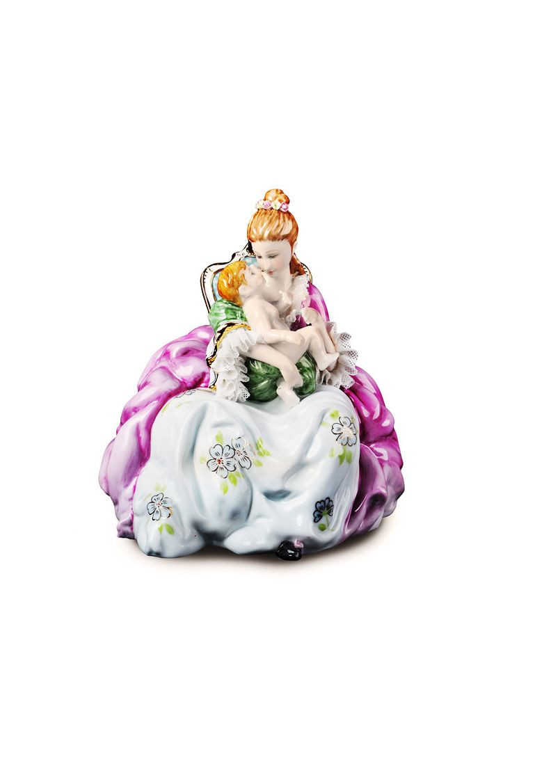 Статуэтка фарфоровая Мама с младенцем 25 см 101-658 Lefard (346529375)