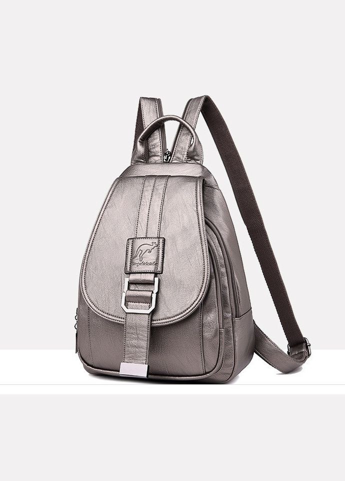 Женский городской рюкзак сумка с кенгуру, женская мини бананка рюкзак на плечо эко кожа No Brand (334730306)