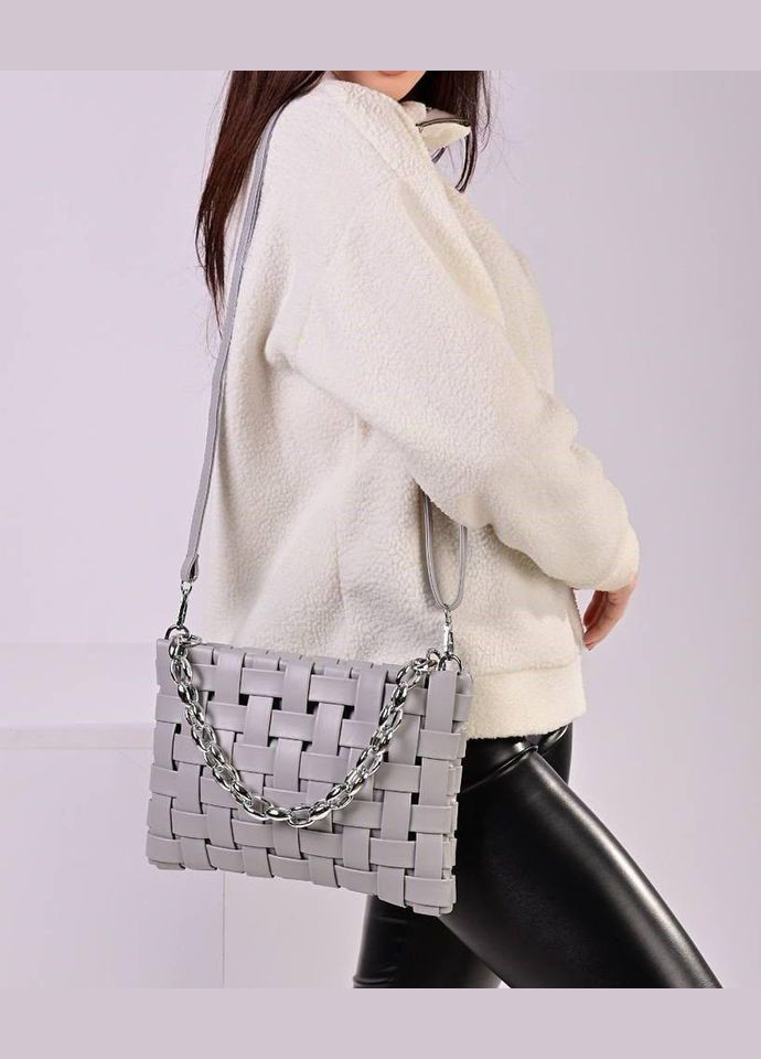 Сумка женская серая 7-8013 PTR No Brand (317769914)