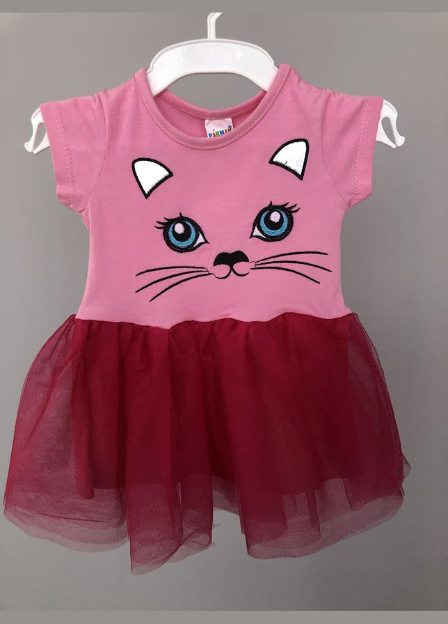 Розовое платье для девочки No Brand (292735405)