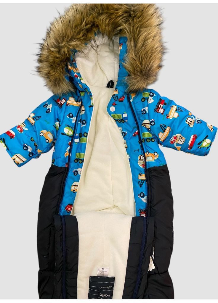 Зимний комбинезон с капюшоном для мальчика 62 см Evolution (370270762)