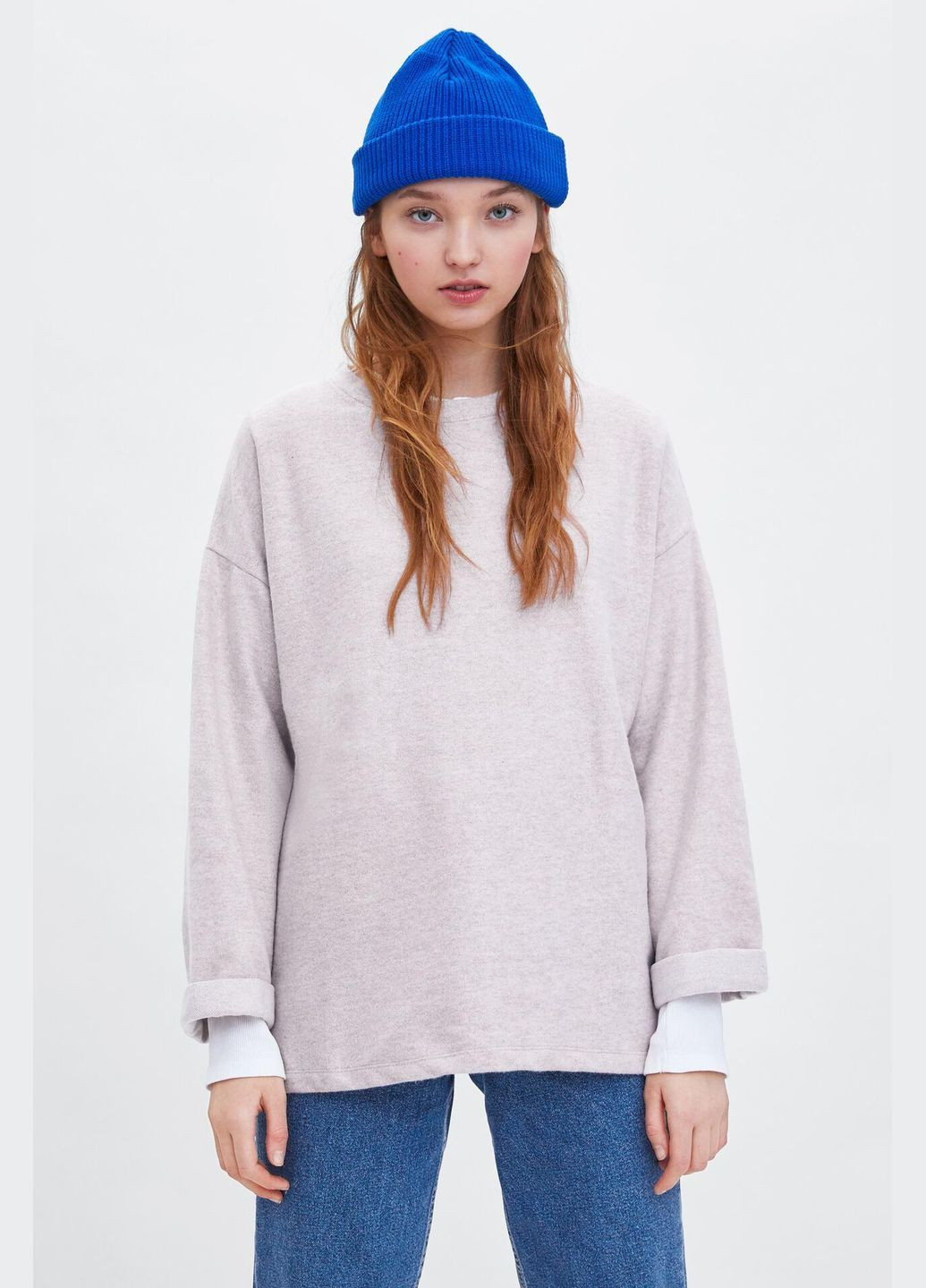 Світло-рожевий світшот демісезон,блідо-рожевий, Zara (315590165)