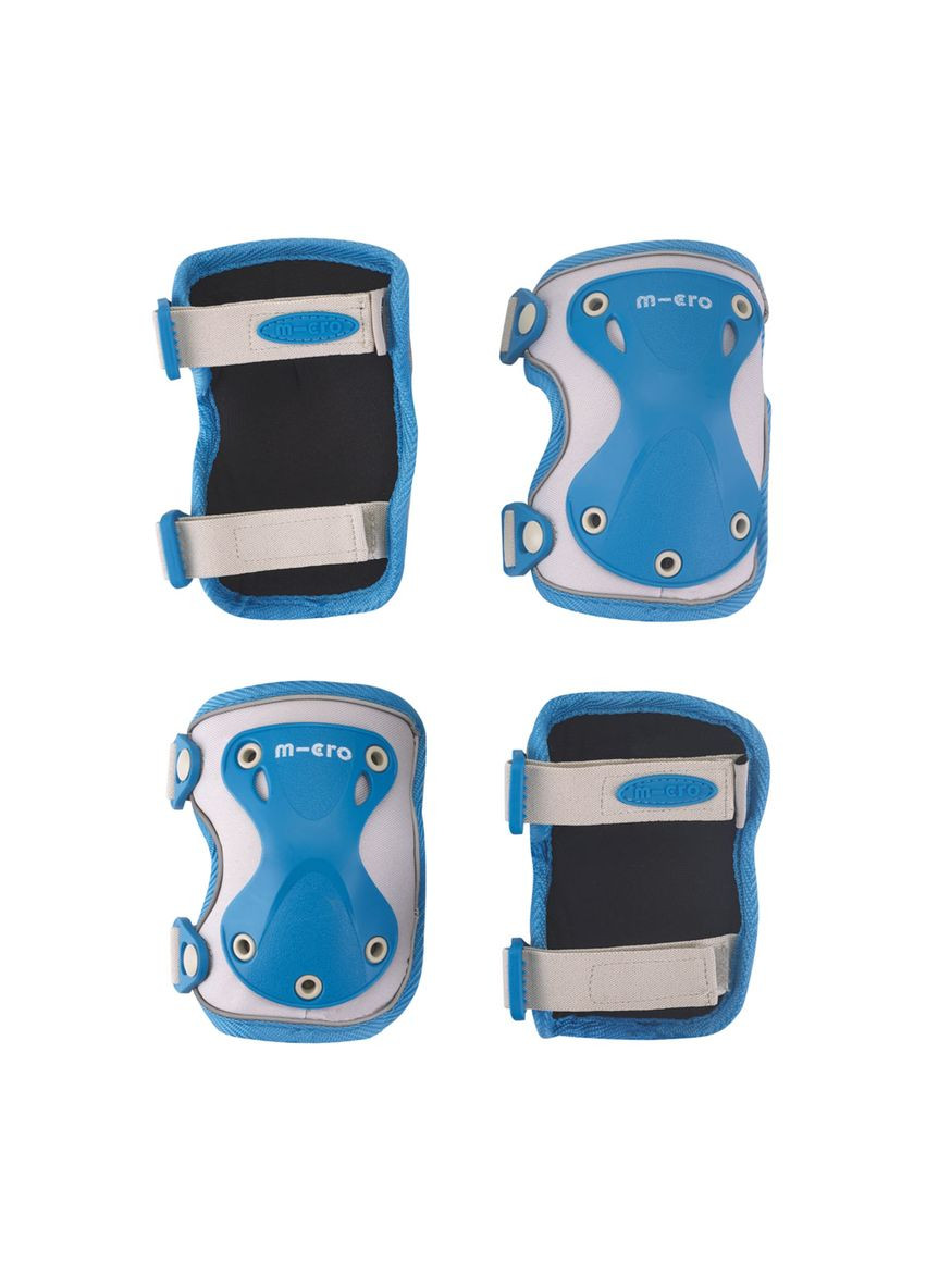 Защитный комплект налокотники и наколенники размер S синий () Micro AC5474 (333299134)