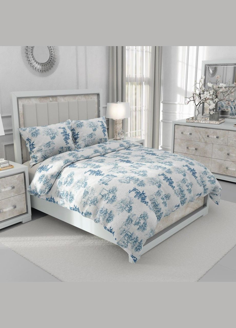 Мікрофіброва постільна білизна принт дерева Полуторний 150x210 см Бежевий (М-P-0141) No Brand (308754724)