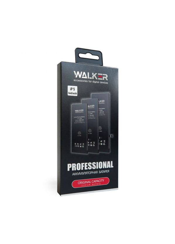 Аккумулятор Professional для Apple iPhone 5 (1440mAh) Walker (333827639)