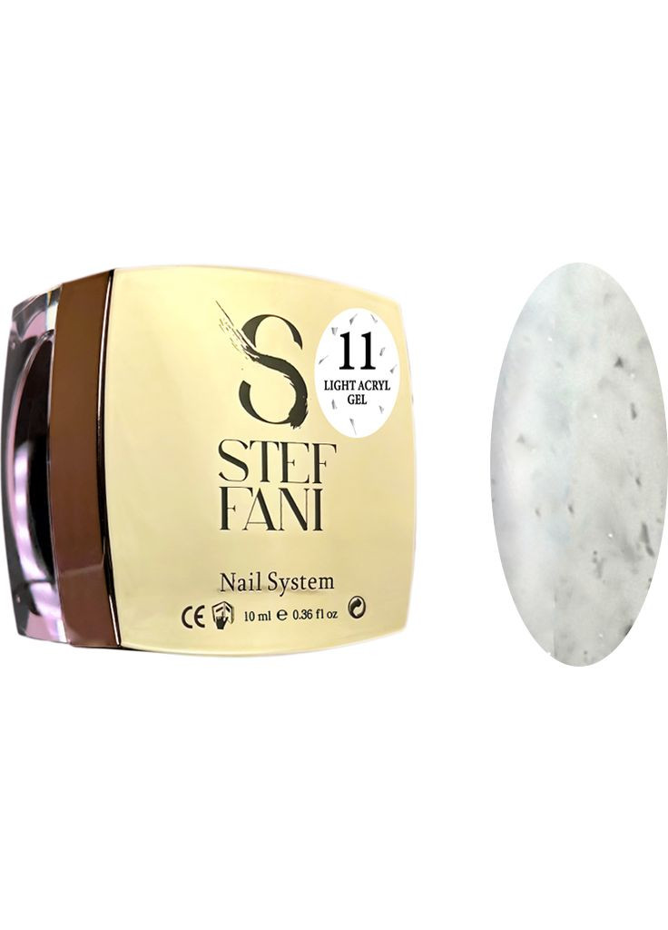 Рідкий гель для нігтів Light Acryl Gel 11, 10 мл Steffani (352176275)