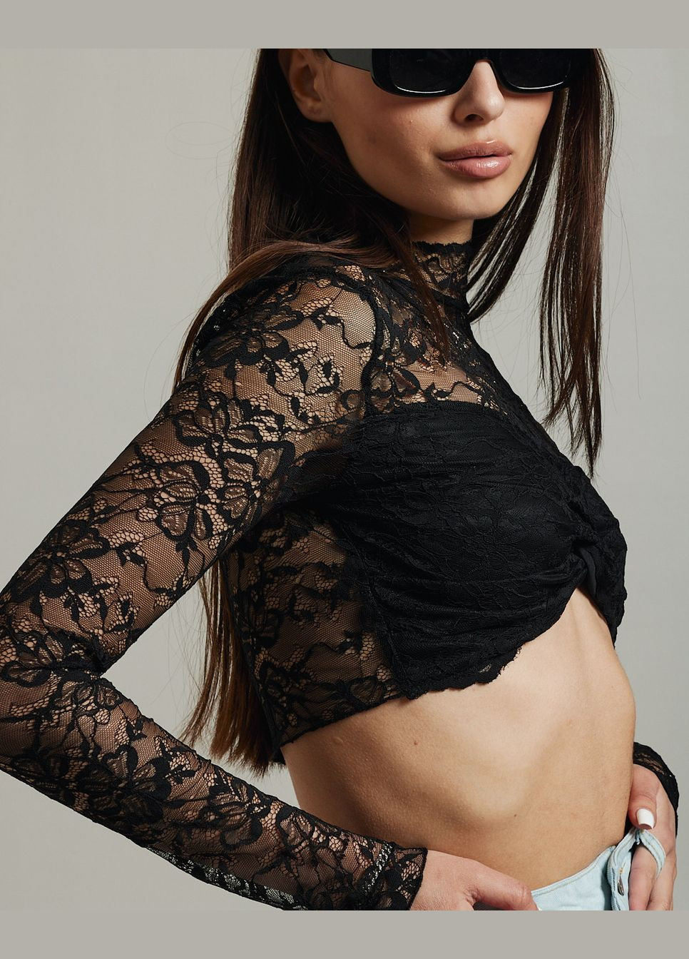 Жіноча футболка графіт QUZU (295261852)