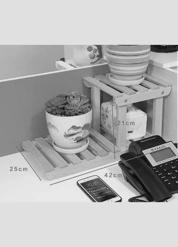 Подставка для цветов из дерева Бартоломе карри (ЦВП-009203) No Brand (328224687)