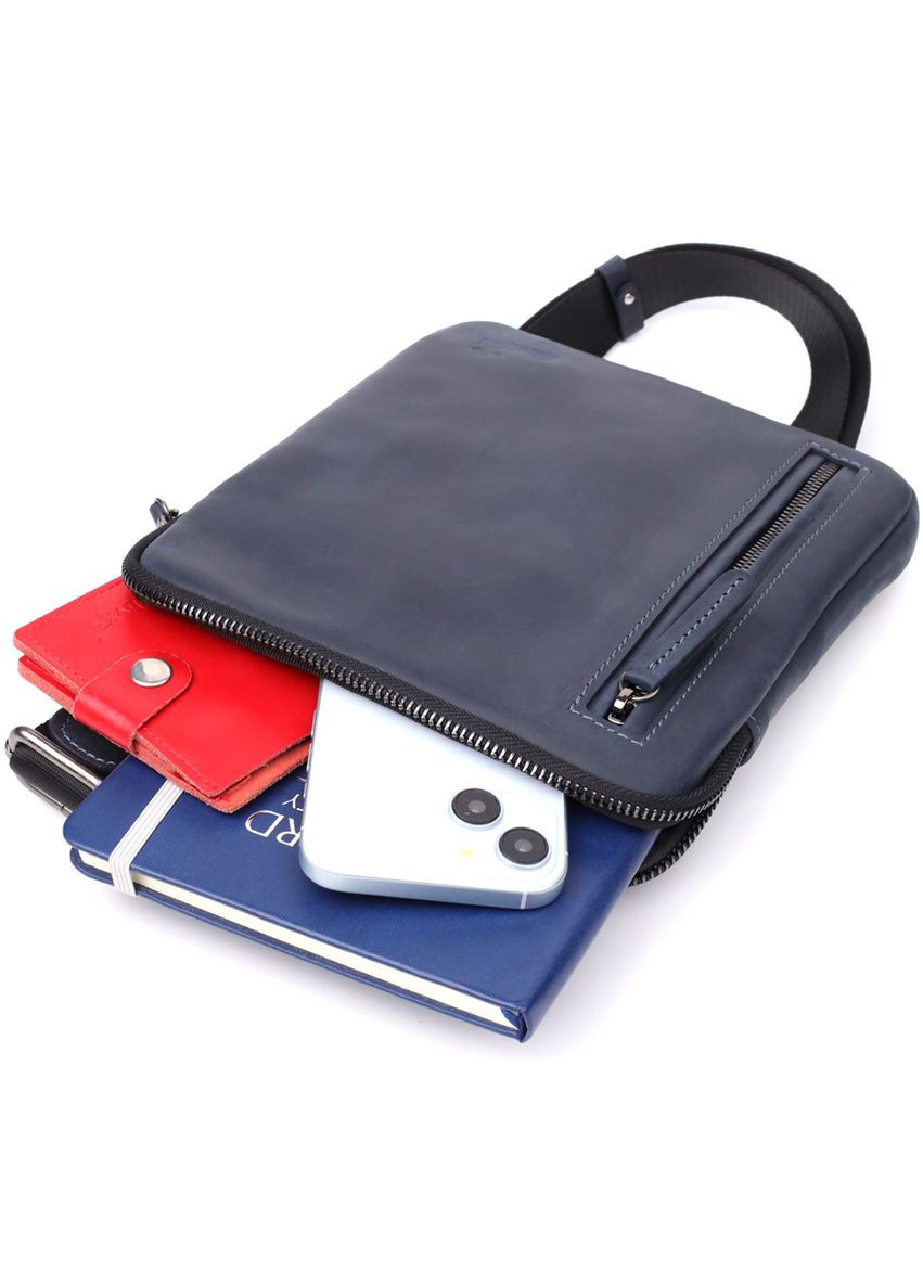 Сумка небольшого размера для мужчин на плечо из натуральной кожи 23148 Shvigel (363023641)