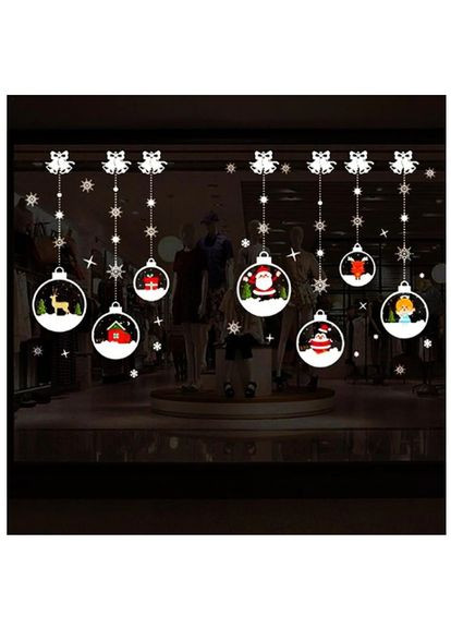 Новорічні наклейки на вікна No Brand (314703819)