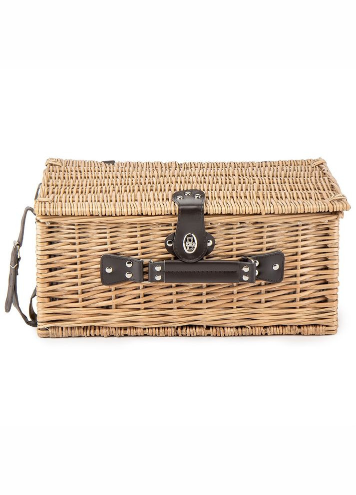 Корзина для пикника с ковриком 130х147 см на 6 персон 44х30х22 см 10503-027 из лозы Lefard (346534511)