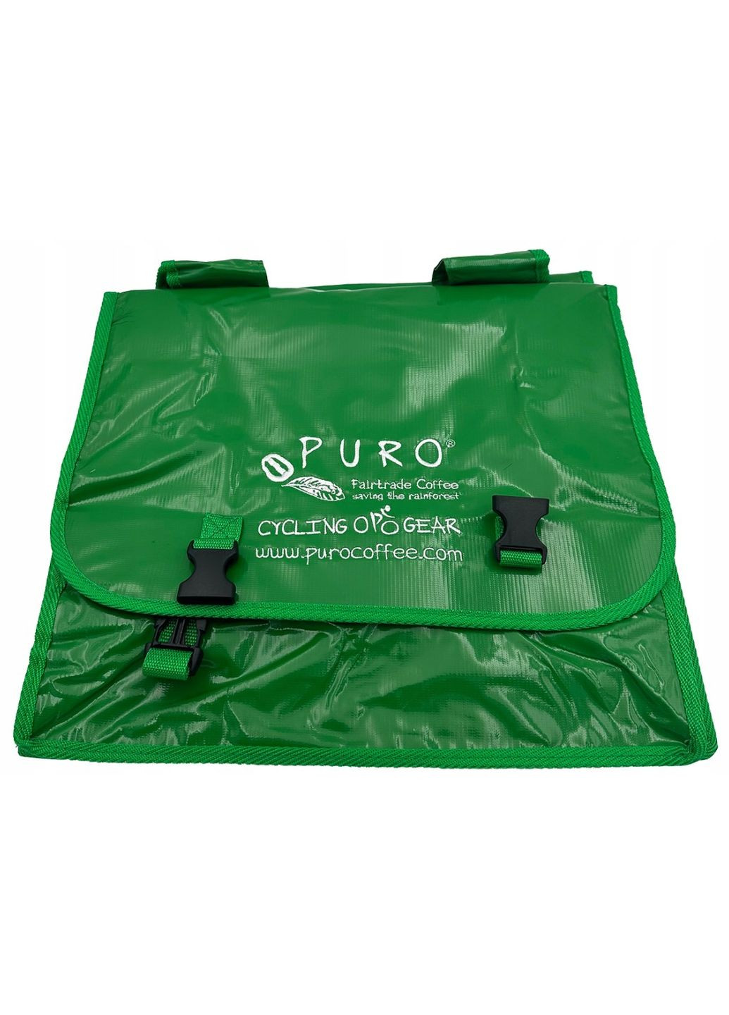 Водопроникна багажна велосумка 40L зелена Puro (361156964)